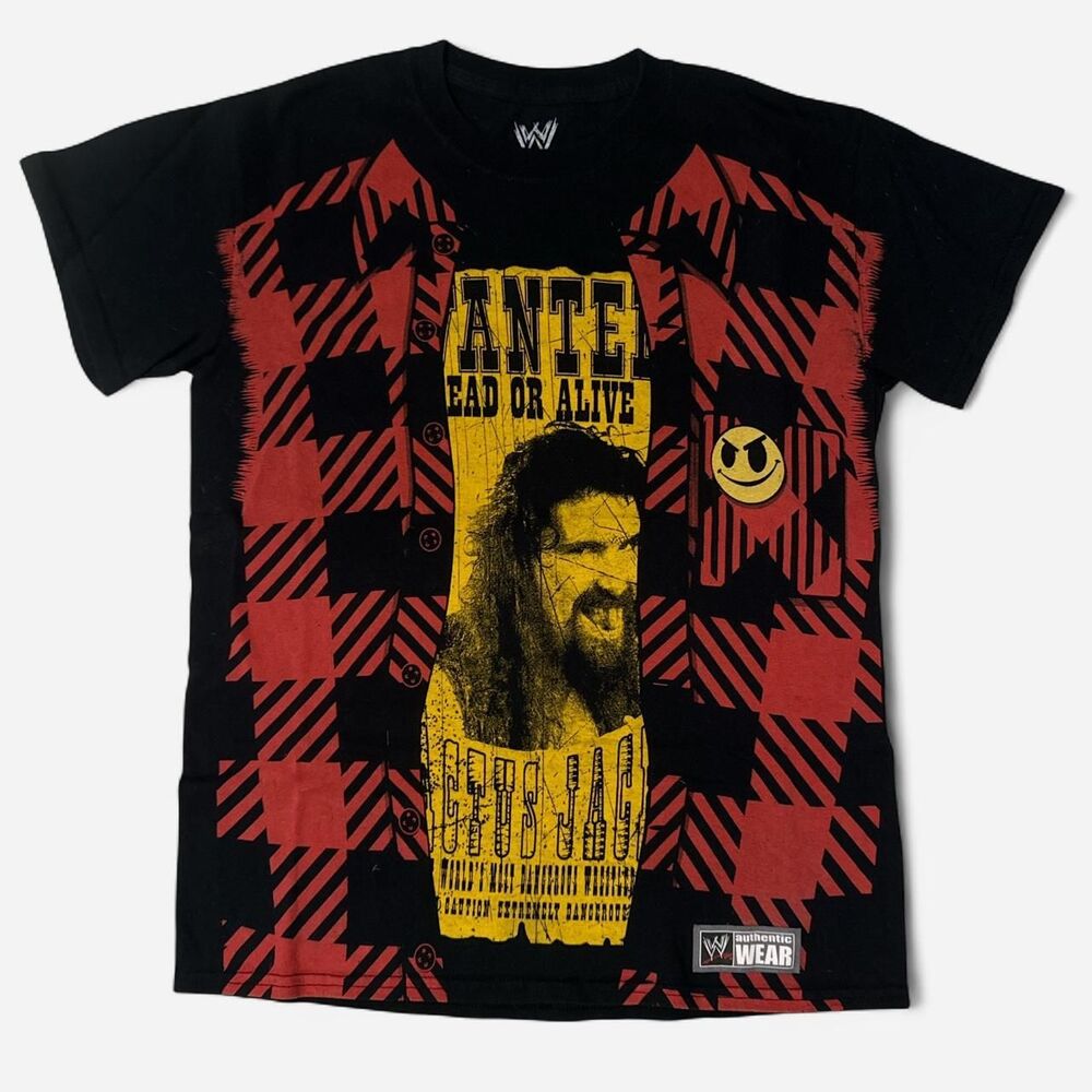 Cactus Jack Mick Foley Wanted Dead or Alive Poster AOP WWE WWF Travis Scott Nike